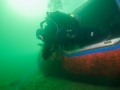 Emerging from Fuselage of Viscount